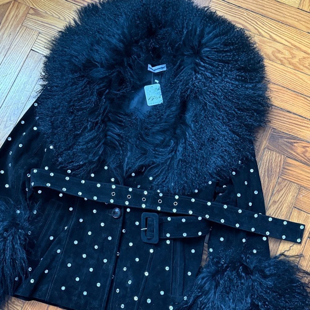 Free People Susanna Chow Penny Lane Suede Jacket - Picture 7 of 8
